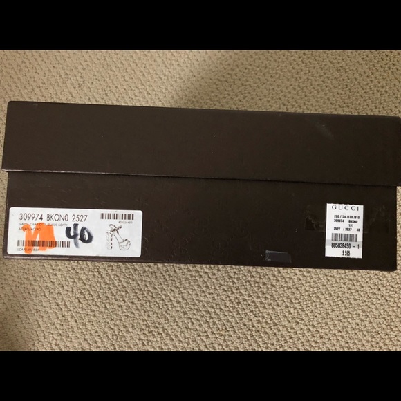 GUCCI NAPPA CHARLOTTE ACERO SUEDE SOFTY SANDAL - Picture 6 of 8